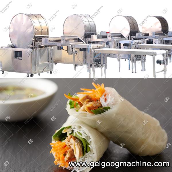 spring roll making machine