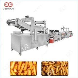 Màquina industrial de patates fregides|Planta de patates fregides 300 Kg/h