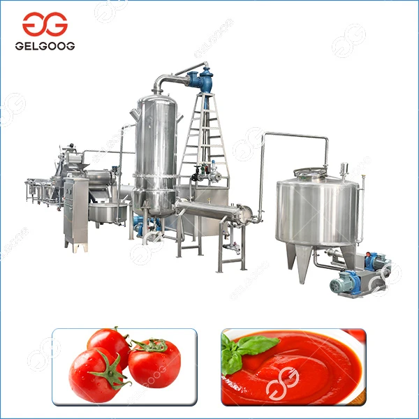 Línia de producció de salsa de tomàquet